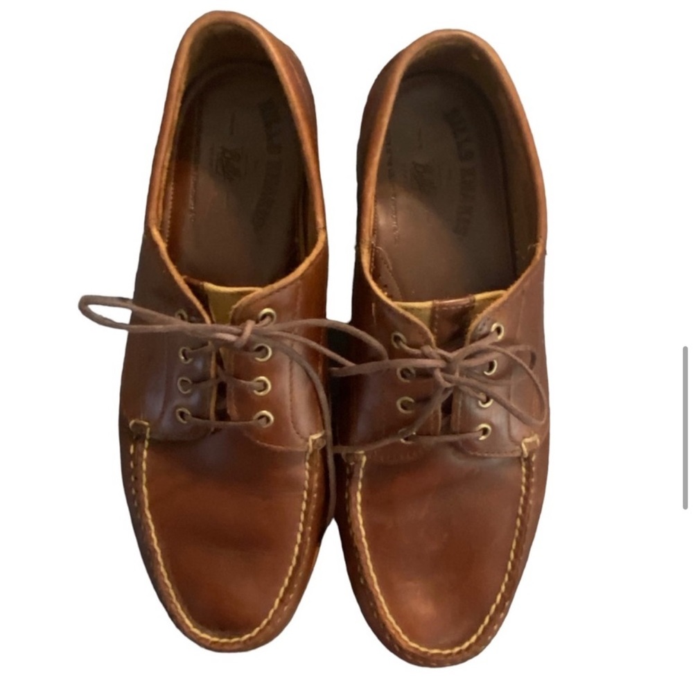 Rancourt Classic ranger moccasin brown size 10D natural vibram sole
